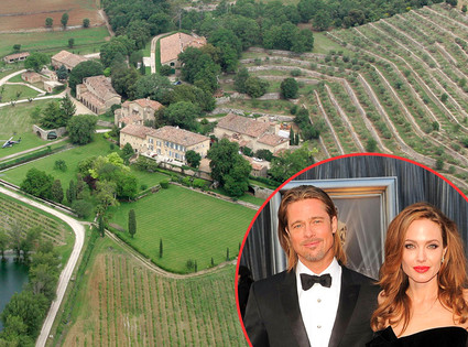 Brad Pitt, Angelina Jolie, Chateau Miraval Brad Pitt, Angelina Jolie, Chateau Miraval
